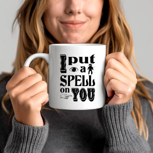 Mug JE T'AI JETÉ UN SORT Drôle d'Halloween