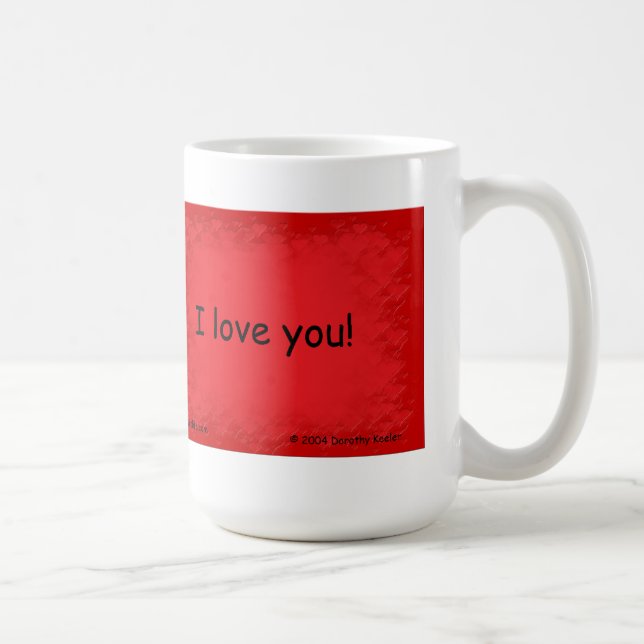 Mug "Je t'aime ! " (Droite)