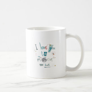 Mug Je t'aime à la lune et au dos