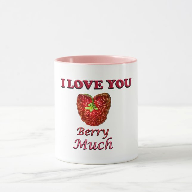 Mug Je T'Aime Beaucoup Berry (Centre)