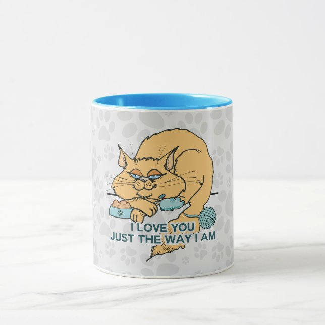 Mug Je t'aime comme je suis Chat (Centre)