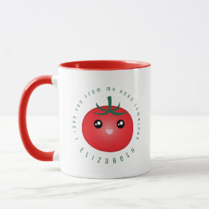 Mug Je t'aime de mon calembour drôle de nourriture de