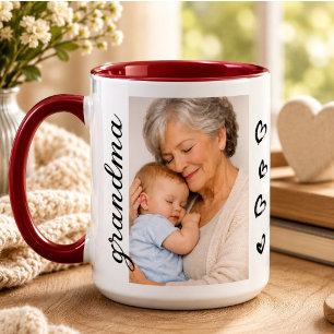 Mug Je t'aime grand-mère Jour des grands-parents