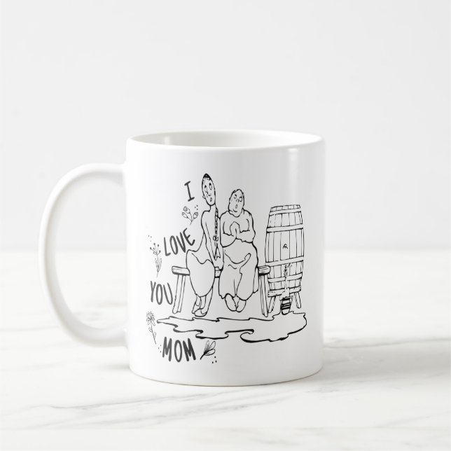 Mug Je t'aime maman ! T-shirts (Gauche)