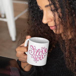 Mug Je t'aime rose