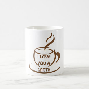 Mug Je t'aime un design romantique récent