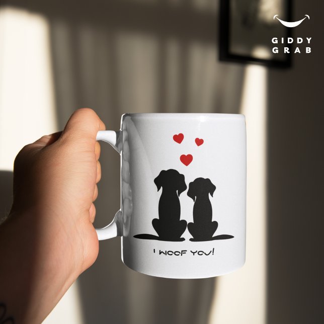 Mug Je te mord de la Saint Valentin (Créateur téléchargé)