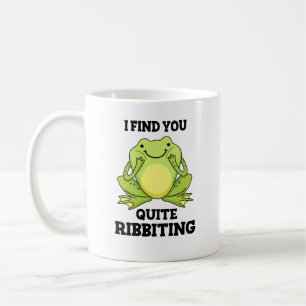 Mug Je Te Trouve Assez Ribbiant Funny Frog Pun