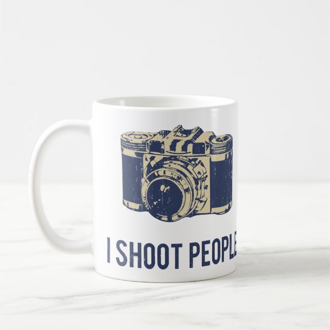 Mug Je tire l'appareil-photo de photographie de (Gauche)