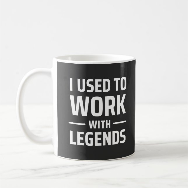 Mug Je Travaillais Avec Des Légendes (Gauche)