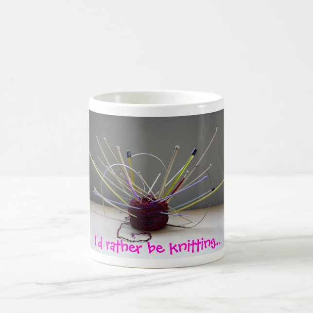 Mug Je tricoterais plutôt… (Centre)