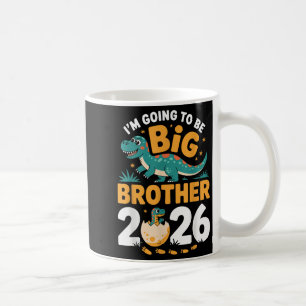 Mug Je vais être Big Brother 2026 - Grossesse Dino