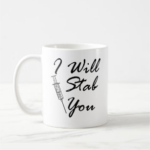 Mug Je Vais Te Te Dessiner   Citations d'injection amu
