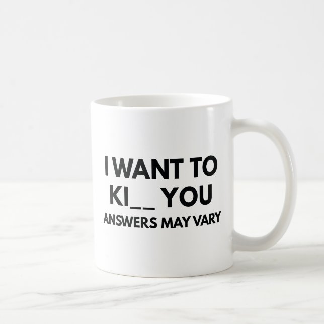 Mug Je veux embrasser (Droite)