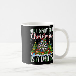 Mug Je Veux Pour Noël Est Un Feu De Noël Lumières Arbr