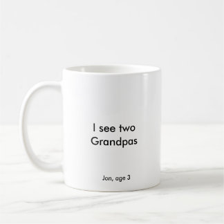 Mug Je vois deux grand-papas