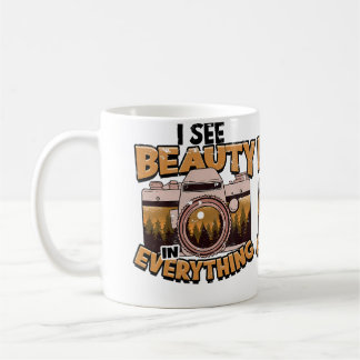 Mug Je vois la beauté dans tout - Photographie