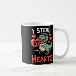 Mug Je vole des cœurs 67 Saint-Valentin 67 Meme 6 7 T-