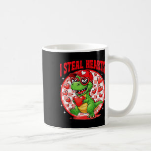 Mug Je vole des cœurs T-rex Dino Par Garçon Saint-Vale