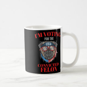 Mug Je Vote Pour Le Condamné Felon Funny Pro Trump