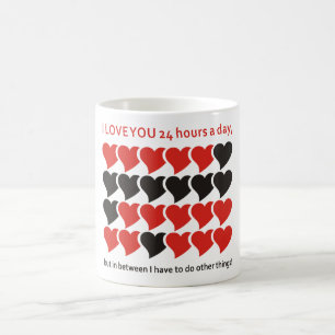 Mug JE VOUS AIME 24 heures sur 24
