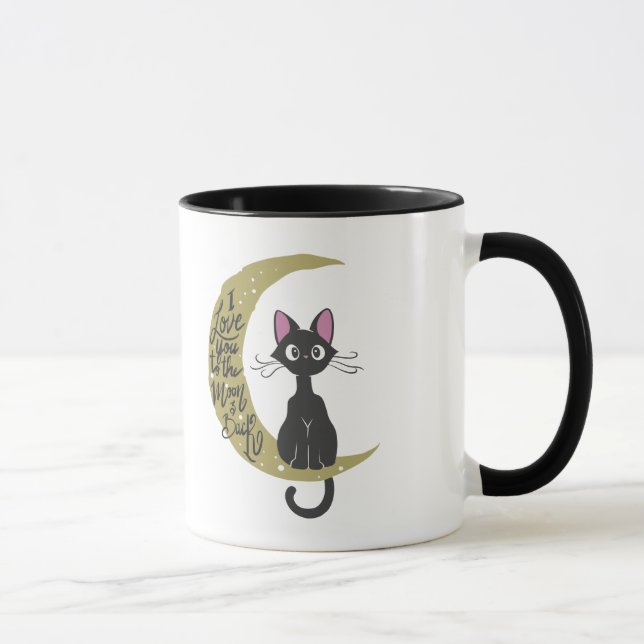 Mug Je vous aime à la lune et à l'arrière - Choisir la (Droite)