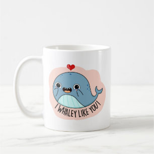 Mug Je Whaley Vous Aime Drôle Baleine Pun