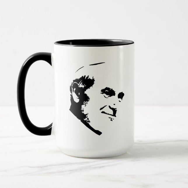 Mug Jean-Paul II face blanche (Gauche)