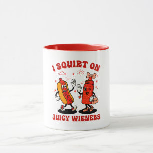 Mug J'Écris Sur Des Épouses Juteuses Humour Adulte Amu