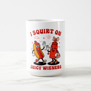 Mug J'Écris Sur Des Épouses Juteuses Humour Adulte Amu