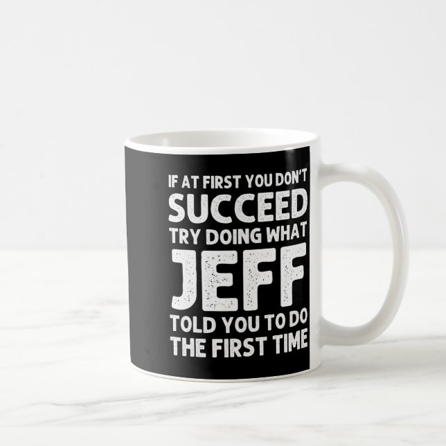 Mug Jeff Gift Name D Birthday Funny Christm  (Droite)