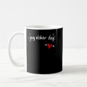 Mug Jeg Elsker Deg - Je t'aime en norvégien