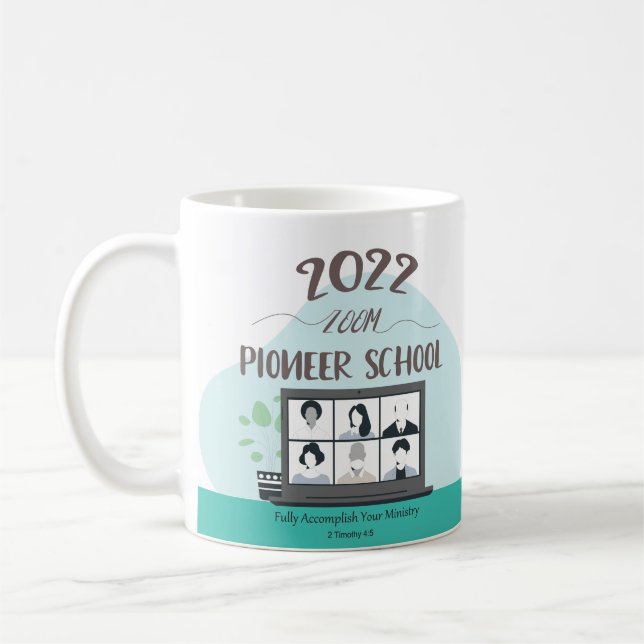 Mug Jehovah Witness Zoom Pioneer School 2022 (Gauche)