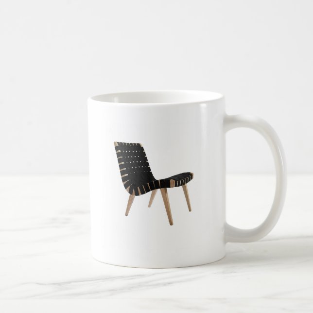 Mug JENS RISOM par la chaise moderne de courroie de la (Droite)