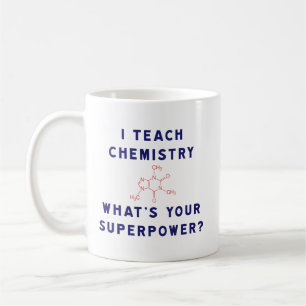 Mug J'enseigne à chimie ce qui est la votre