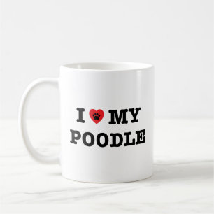 Mug J'Entends Ma Bouge De Café De Poodle