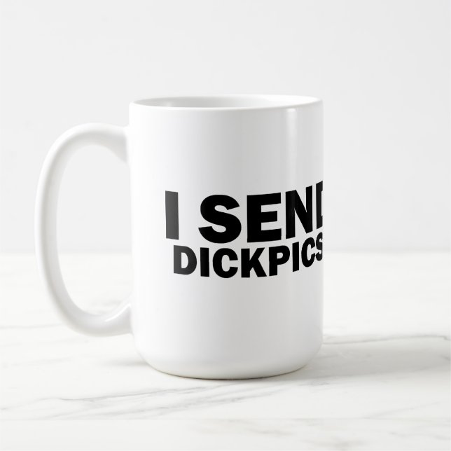 Mug J'envoie des dickpics (Gauche)