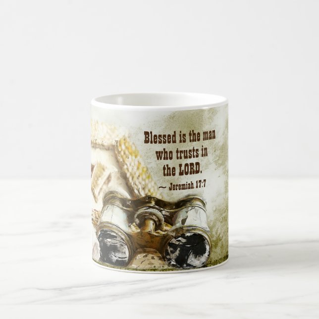 Mug Jérémie 17:7 Béni l'homme qui fait confiance au Se (Centre)