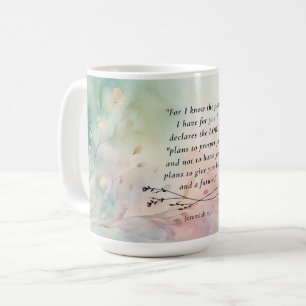 Mug Jérémie 29:11 Image du couplet de la Bible