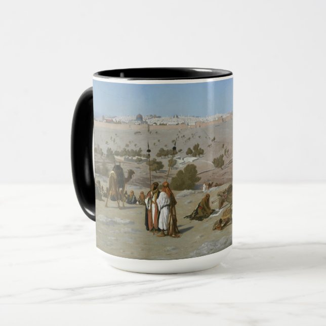 Mug Jérusalem du mont des Oliviers | 1880 (Devant gauche)