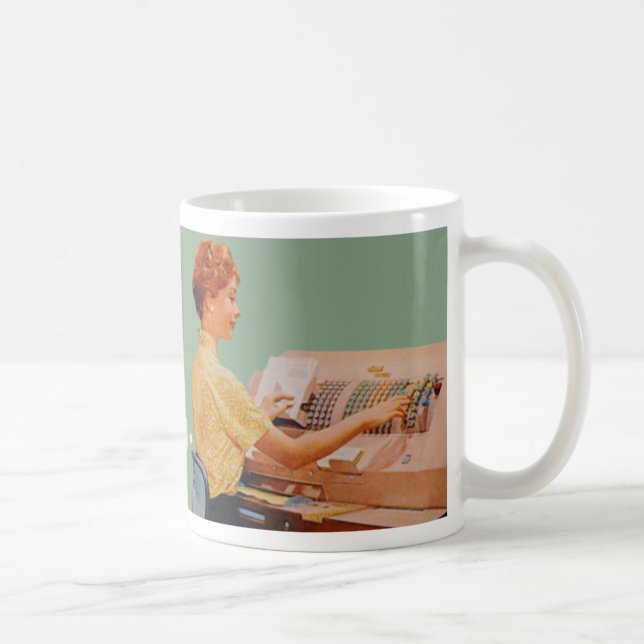 Mug J'espère que j'ai été engagé parce que je suis (Droite)