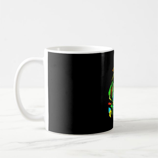 Mug Jesucristo Pop Art Jésus Christ Face catholique (Gauche)