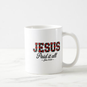 Mug Jésus a tout payé Boho Floral Roses Biblique Chrét