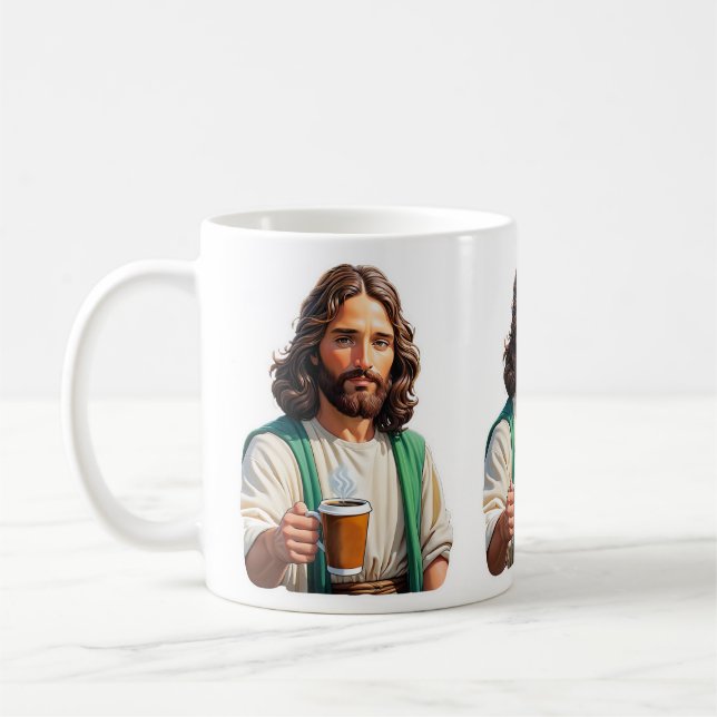 Mug Jésus aime le café long (Gauche)