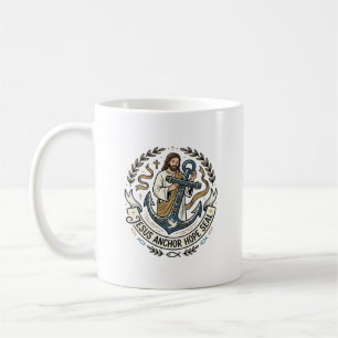 Mug Jésus Ancre Espoir Sceau Jésus Ancre Espoir Sceau
