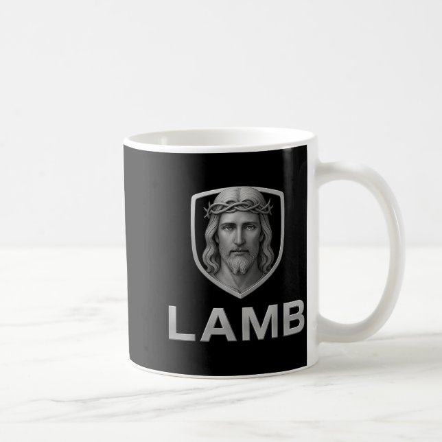 Mug Jesus As The Lamb Iconic Christian Image  (Droite)