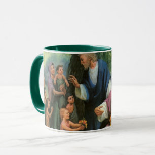 Mug Jésus-Christ bénissant les enfants, Religion Vinta