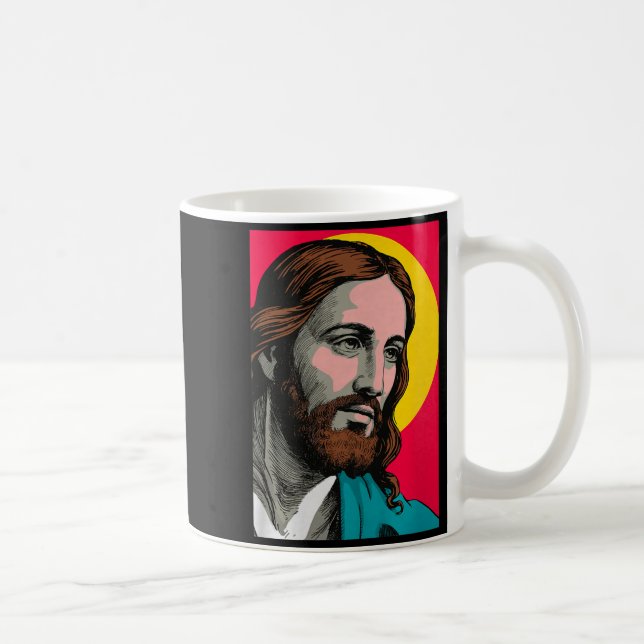 Mug Jesus Christ P Art Religious Easter &amp; Christma (Droite)