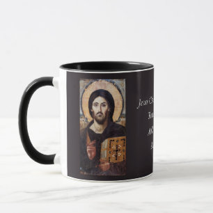 Mug Jésus Christ Pantocrate l Icône orthodoxe