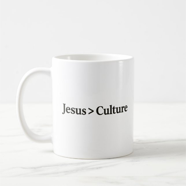 Mug Jésus > Culture Tee - Foi Audacieuse. Vérité simpl (Gauche)